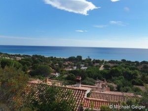 Meerblick vom Ferienhaus Ginestre Alte an der Costa Rei, Sardinien