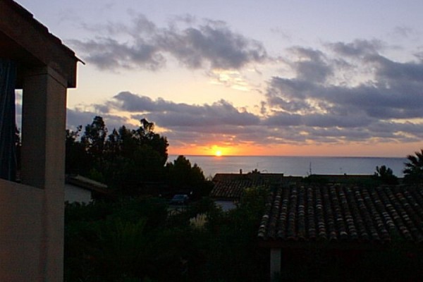 Meerblick von der Ferienwohnung Mimose an der Costa Rei, Sardinien